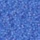 Miyuki delica Beads 11/0 - Matted transparent azure ab DB-1285
